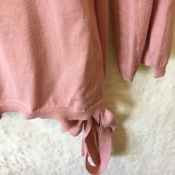 J.Crew Mercantile Pink Wrap Belted Cardigan - Picture 6 of 9
